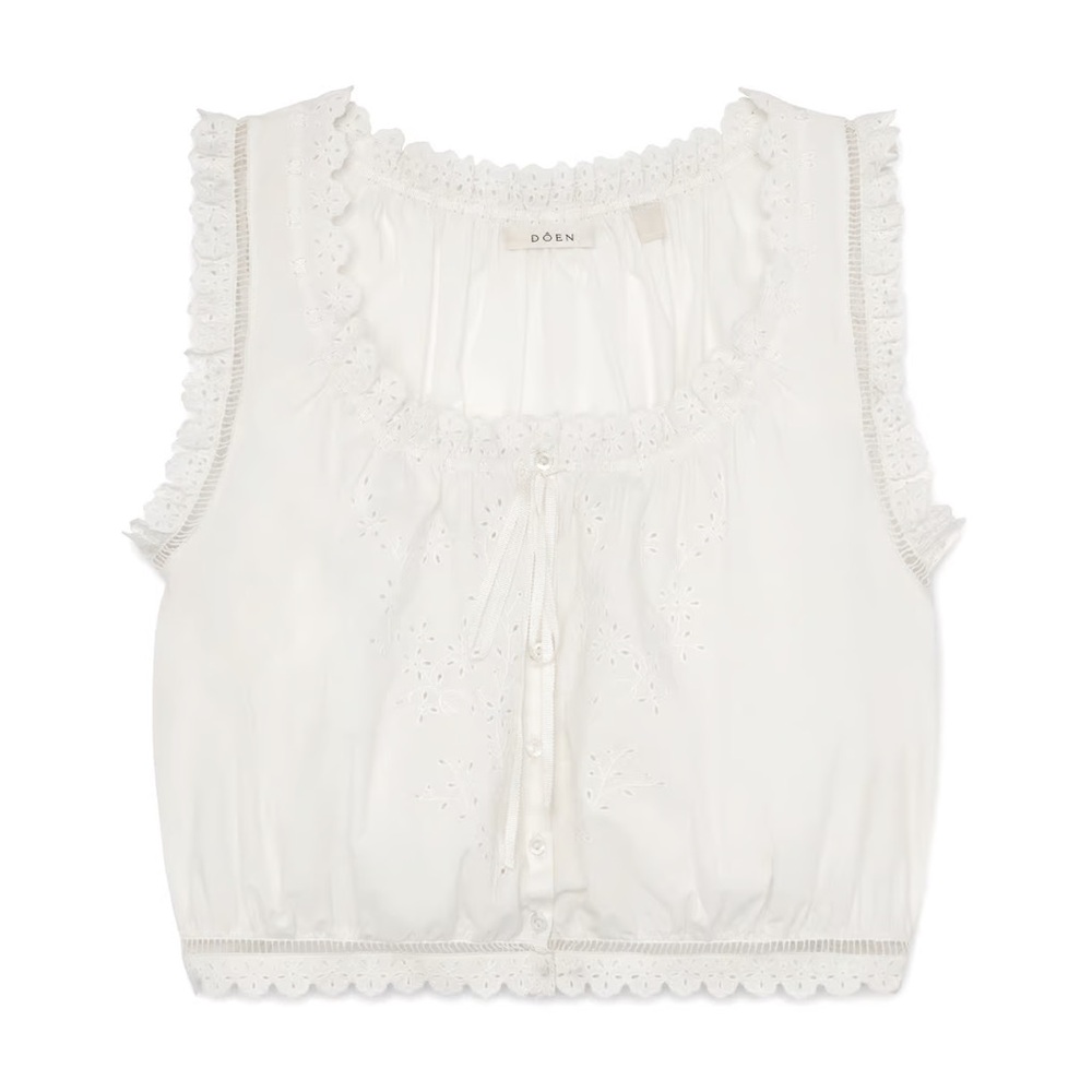 DÔEN Traveler top in Salt Size small